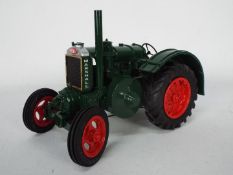 CTF - A white metal Marshall tractor model by Collectable Toys Factory marked No.2 on the bottom.