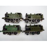 Bing - Four unboxed OO gauge electric 2-4-0 steam locomotives by Bing.