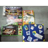 Tomy - Mattel - Waddingtons - 5 x boxed vintage games, Tomy Super Cup Football, Capital Adventure,
