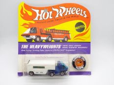 Hot Wheels - Redlines - The Heavyweights - An original unopened carded Moving Van in Blue.