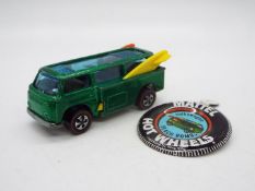 Hot Wheels - Redline - An original 1969 issue Volkswagen Beach Bomb in Green with original