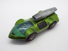 Hot Wheels - Redline - A 1971 Hong Kong made Rocket-Bye Baby in Light Green.