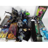 Moebius - Kenner - A collection of 16 x Batman related figures including Kenner Batman figure and 5