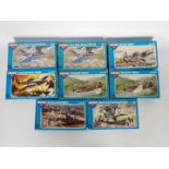 Novo - A collection of 8 boxed vintage 1:72 scale military aircraft plastic model kits from Nov .