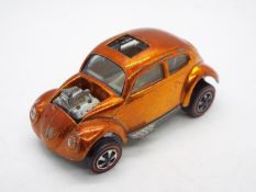 Hot Wheels - Redline - A Custom Volkswagen Beetle in Orange, this is a U.S.