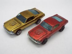 Hot Wheels - Redline - 2 x Custom Ford Mustang models,