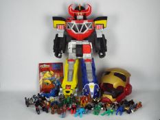 Imaginext - Kenner - Bandai - An 16" Power Rangers Megazord with a helmet and 20 x other unboxed