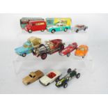 Corgi - Matchbox - A collection of 10 x vehicles including a boxed # 403M Bedford CA van in KLG