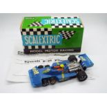 Scalextric Exin (Spain) - A boxed Scalextric Exin #4054 Tyrell Formula 1 P-34.