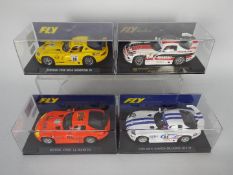 Fly - Four boxed Fly Chrysler / Dodge Viper 1:32 scale slot cars.