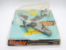 Dinky - A boxed # 718 Hawker Hurricane MkIIc.