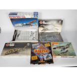 Airfix - Italeri- Matchbox - 5 x boxed 1:72 scale aircraft model kits including # 146 Flying Box