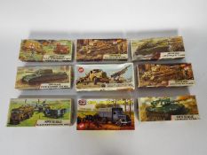 Airfix - 9 x boxed 1:72 scale tanks and ground crew kits including # A206V Leopard Tank,