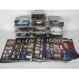 Universal Hobbies - James Bond - 10 x unopened 1:43 scale models and a quantity of accompanying