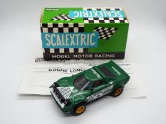 Scalextric Exin (Spain) - A boxed Scalextric Exin #4055 Lancia Stratos.