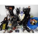 Hasro - Jakks Pacific - Rubie's - A collection of Star Wars figures including R2D2, Darth Vader,