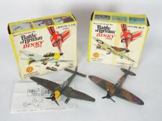 Dinky - 2 x boxed Battle Of Britain Aircraft, # 719 Spitfire MkII and 721 Junkers Ju 87B Stuka.