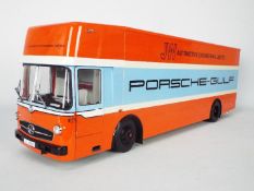 Schuco - A boxed Limited Edition Schuco #45003 Mercedes 'Gulf' Transporter.