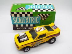 Scalextric Exin (Spain) - A boxed Scalextric Exin #4049 Ford Mustang 'Dragster'.