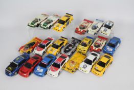 Scalextric - 20 x unboxed slot cars in 1:32 scale including ten Opel Calibra models,