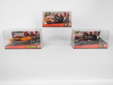 SCX - 3 x boxed F1 cars, an Arrows Australia 99 car # 60400, an Arrows 2002 Monaco G.