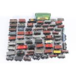 Hornby - Trix - Lima - Peco - A collection of 74 x unboxed 00 gauge wagons including Trix 7 plank