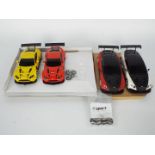 Scalextric - 4 x ex set cars,