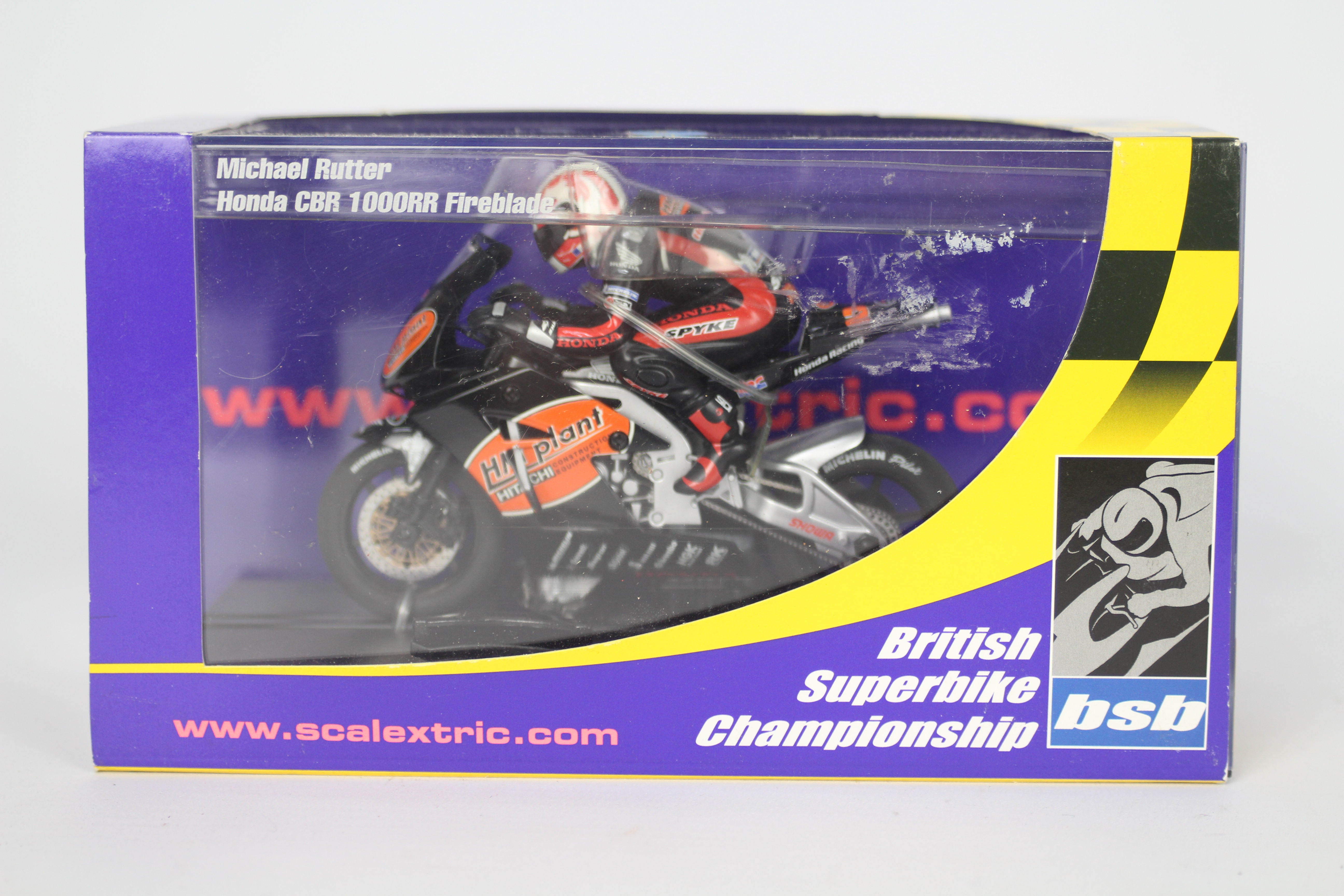 Scalextric - A boxed 2005 British Superbike Championship Honda CBR 1000 RR Fireblade ridden by
