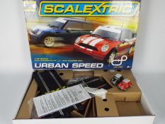 Scalextric - A boxed set # C1324 with 2 x Mini Coopers.