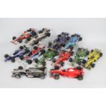 Hot Wheels - Maisto - Onyx - Minichamps - 12 x unboxed F1 and Indy cars in 1:18 scale including