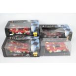 Shell Collection - 4 x boxed Ferrari cars in 1:18 scale including three 312P racing models and a