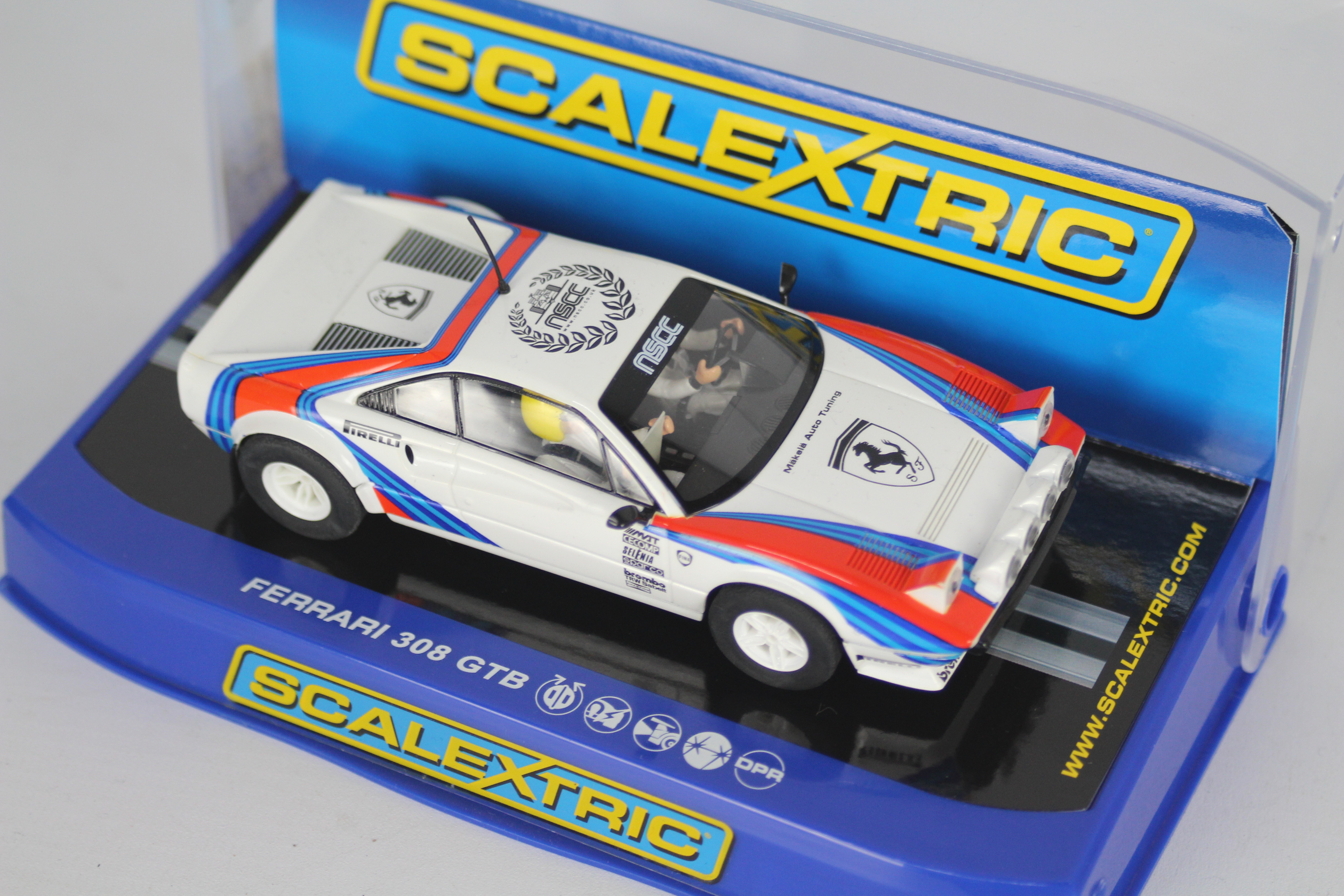 Scalextric - A boxed Limited Edition Scalextric C3062 NSCC Ferrari 308 GTB 'Makela Auto Tuning' - Image 2 of 4