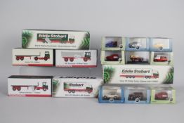 Oxford - Atlas - 15 x boxed 1:76 scale vehicles including Eddie Stobart Atkinson Borderer Flatbed,
