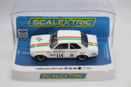 Scalextric - A boxed Scalextric C3924 Ford Escort MK.