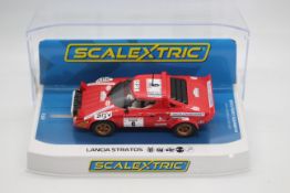 Scalextric - A boxed Scalextric C3930 Lancia Statos 'Tour De Course Rally 1975' RN6 'Bernard