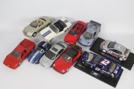Sun Star - Revell - Guiloy - 10 x unboxed model cars in 1:18 scale for spares or restoration