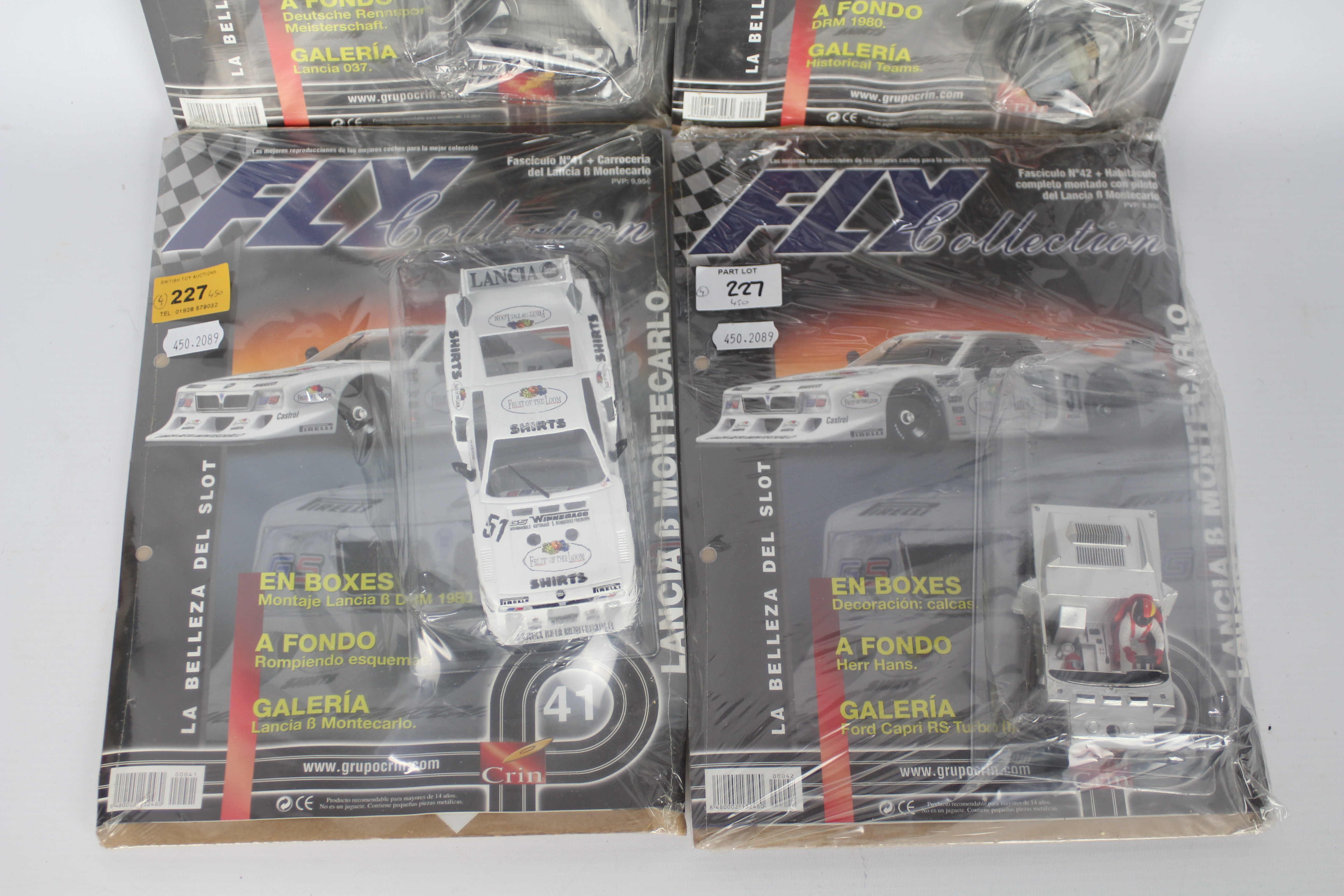 Fly Collection - A Lancia 037 self assembly model in a set of 4 x factory sealed carded issues. - Image 2 of 3