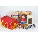 Matchbox - Hasbro - Takara - A collection of vintage toys including 10 x Transformer toys,