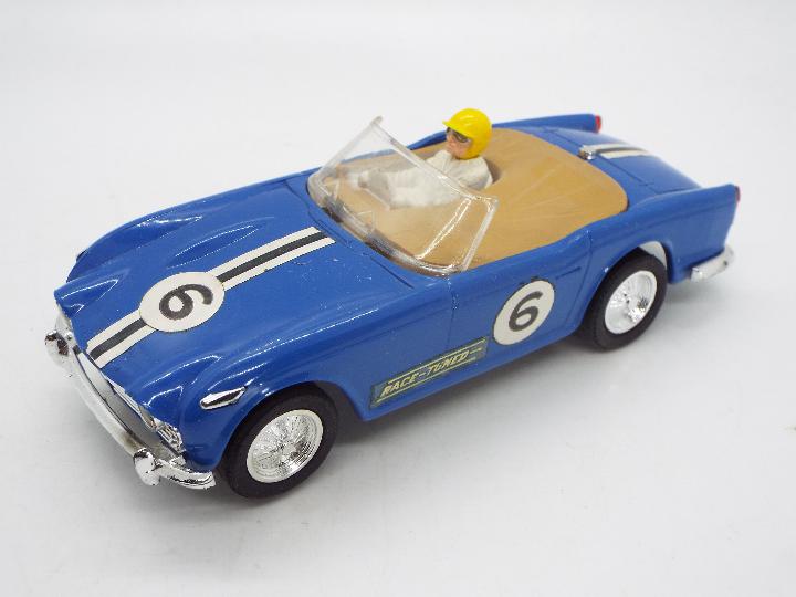 Scalextric - A boxed vintage Triumph TR4A Race Tuned model in blue # C-84. - Image 2 of 5
