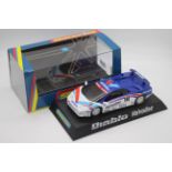 Scalextric - A boxed Lamborghini Diablo in Valvoline racing livery with working lights # C2192.