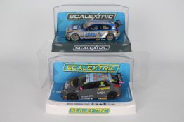 Scalextric - Two boxed Scalextric BTCC 1:32 scale slot cars.