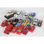 Maisto - Polistil - Bburago - 17 x unboxed models in various scales including BMW M3 GTR in 1:24