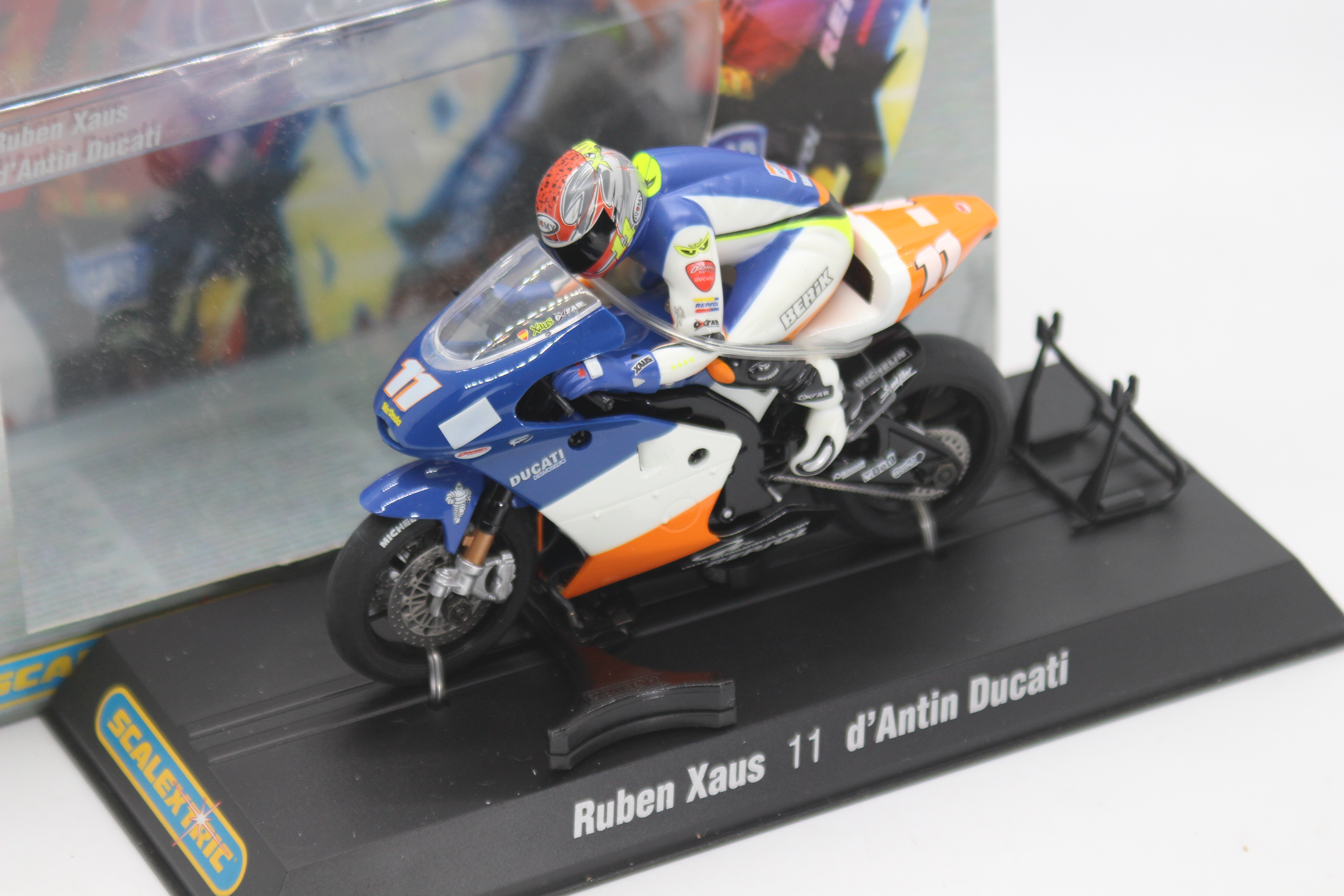 Scalextric - A boxed 2004 Moto GP Ducatti Desmosedici ridden by Ruben Xaus # C6013 The model - Image 2 of 2