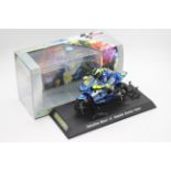 Scalextric - A boxed 2004 Moto GP Yamaha ridden by Valentino Rossi # C6020 The model appears Mint