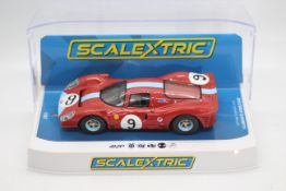 Scalextric - A boxed Scalextric C3946 412P Brands Hatch 1967 RN9 1:32 scale slot car.
