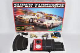 Scalextric - A boxed # C1004 Super Turismo set with Audi A4 and Opel Vectra Touring cars.