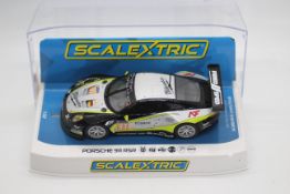 Scalextric - A boxed Scalextric C4020 Porsche 911 RSR 2017 24H Le Mans RN93 1:32 scale slot car.