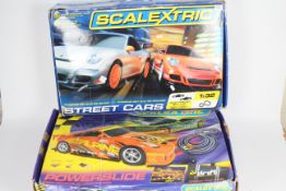 Scalextric - 2 x boxed sets in 1:32 scale, # C1156 Powerslide Nissan set,