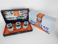 Fly - A boxed Fly #96016 Limited Edition Team Gulf 24 Hour Le Mans 1969 Team 05 three 1:32 slot car