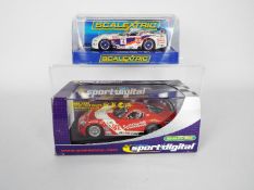Scalextric - Two boxed Scalextric Dodge Viper 1:32 scale slot cars.